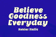 Nokiat Blastina, a Font by Fontastic (Thumbnail 12 of 14)