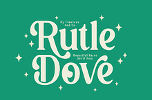 Rutle Dove - Beauty Retro Serif Font