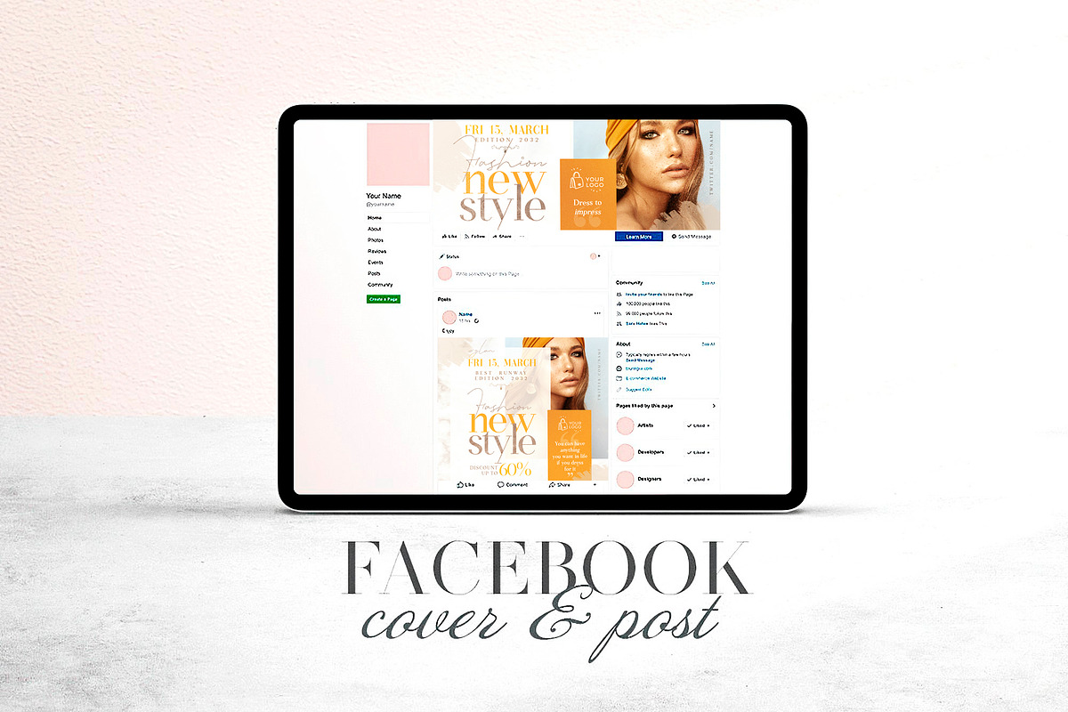 New Style Social Media Pack, a Social Media Template by Touringxx Creative Studio (Photo 4 of 8)