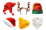 Christmas icons, gnome, Santa, ox, an Animal Illustration by Allevinatis Studio (Thumbnail 4 of 6)