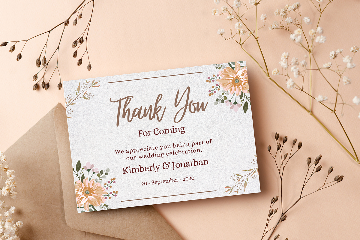 Thank You for Coming Templates Canva, a Templates & Theme by TemplateCastleStore (Photo 6 of 9)