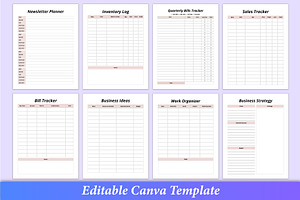 Side Hustle Planner Canva Kdp