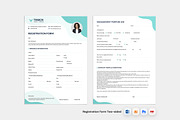 Professional Registration Form, a Stationery Template by iDoodle Studio (Thumbnail 1 of 6)
