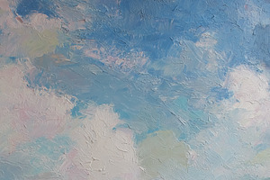 Impressionist seascape painting showcasing a pathway leading to, a Decorative Illustration by Studio ANNA