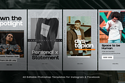 Hexagon Social Media Package, a Social Media Template by Fluto Creative Studio (Thumbnail 3 of 7)