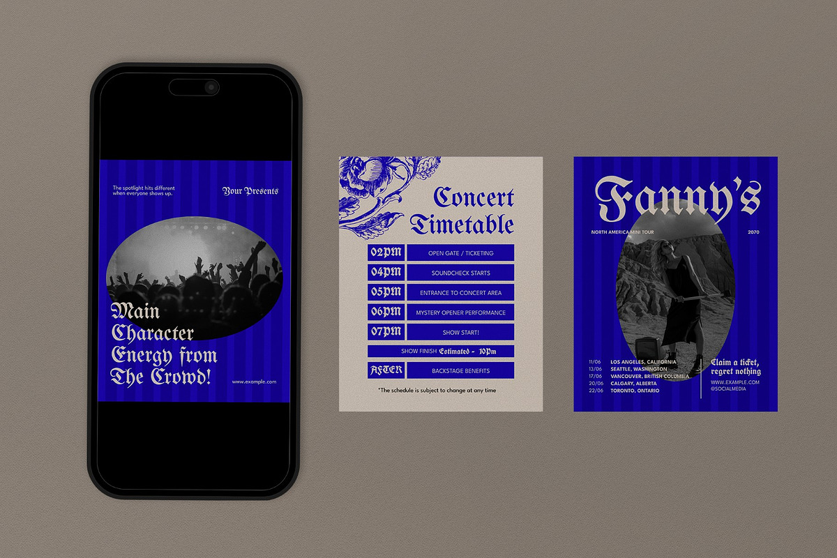 Music Concert Instagram Template, a Social Media Template by graphicook (Photo 3 of 3)