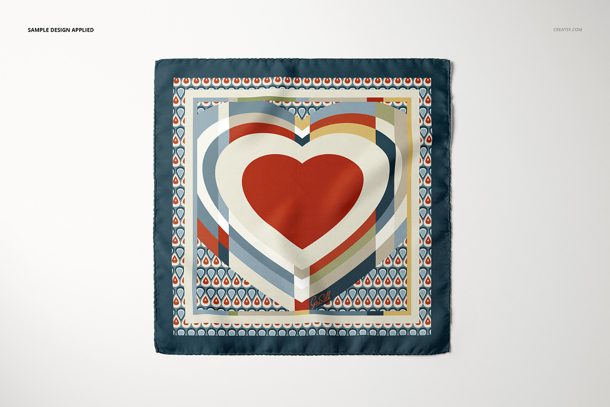 Pocket Square Mockup Set, a Product Mockup by creatsy5 (Photo 8 of 22)