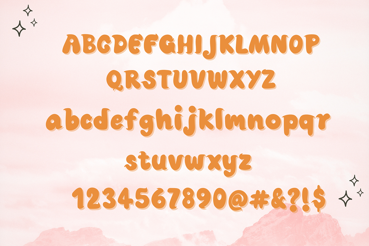Moon heart font, a Handwritten Font by JJuta (Photo 5 of 5)