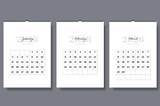 2026 Calendar Template, a Stationery Template by ContestDesign (Thumbnail 2 of 5)