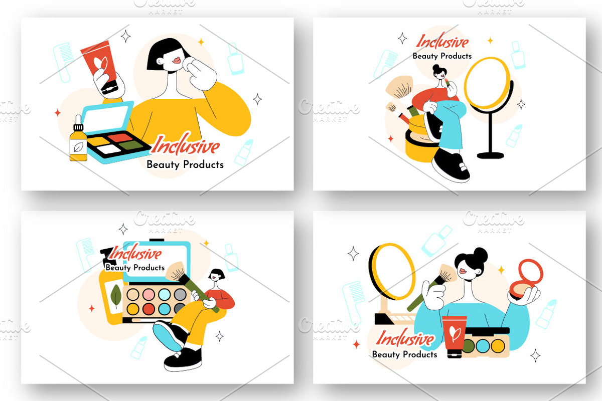 10 Inclusive Beauty Products, a Person Illustration by denayunebgt (Photo 2 of 4)