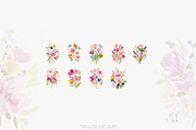 summer garden watercolor florals, a Decorative Illustration by Patishop Art (Thumbnail 10 of 10)