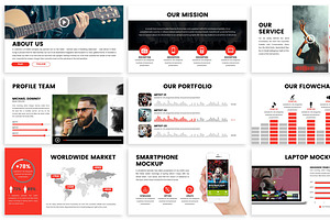 Stream - Music Powerpoint Template