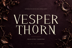 Vesper Thorn - Elegant Editorial