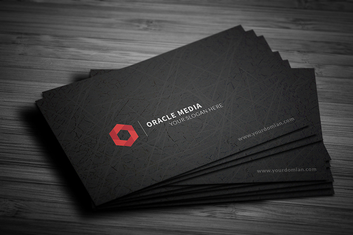 Dark Corporate Business Card, a Business Card Template by graphica59 (Photo 2 of 7)