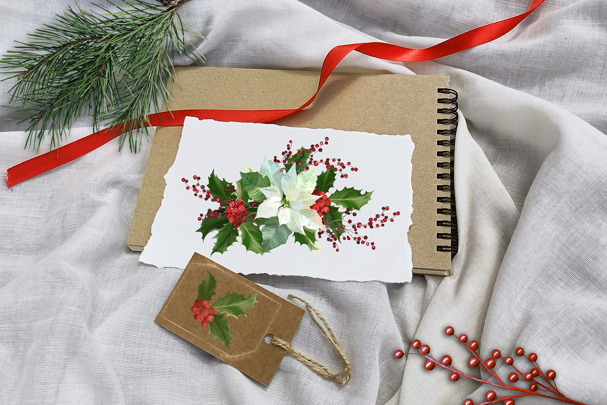 Magic of Christmas holiday clipart, a Seasonal Illustration by Vasmila (Photo 4 of 16)