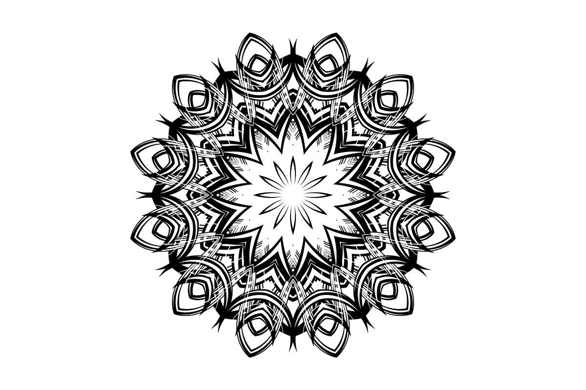 Premium Mandala Illustration Pack, a Decorative Illustration by NJ Himel (Photo 30 of 101)