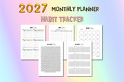2027 Monthly Planner - Canva, a Templates & Theme by Adalin Shop (Thumbnail 7 of 11)