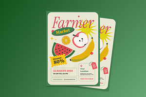 Farmer Market Flyer, a Flyer Template by MMPixelCraft