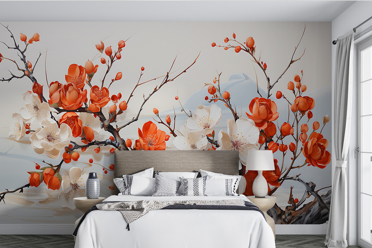 3D Oil Painting Flowers, a Wallpaper Graphic by fei long (Photo 2 of 10)