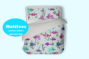 Maldives - fish pattern, a Pattern Graphic by Katerina Tova (Thumbnail 2 of 7)
