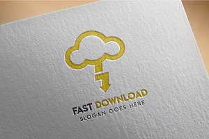 Cloud / Download / Hosting - Logo