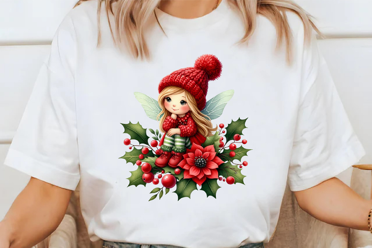 Fantasy Christmas Fairy Clipart Bund, an Illustration by Libby Wishes (Photo 3 of 6)