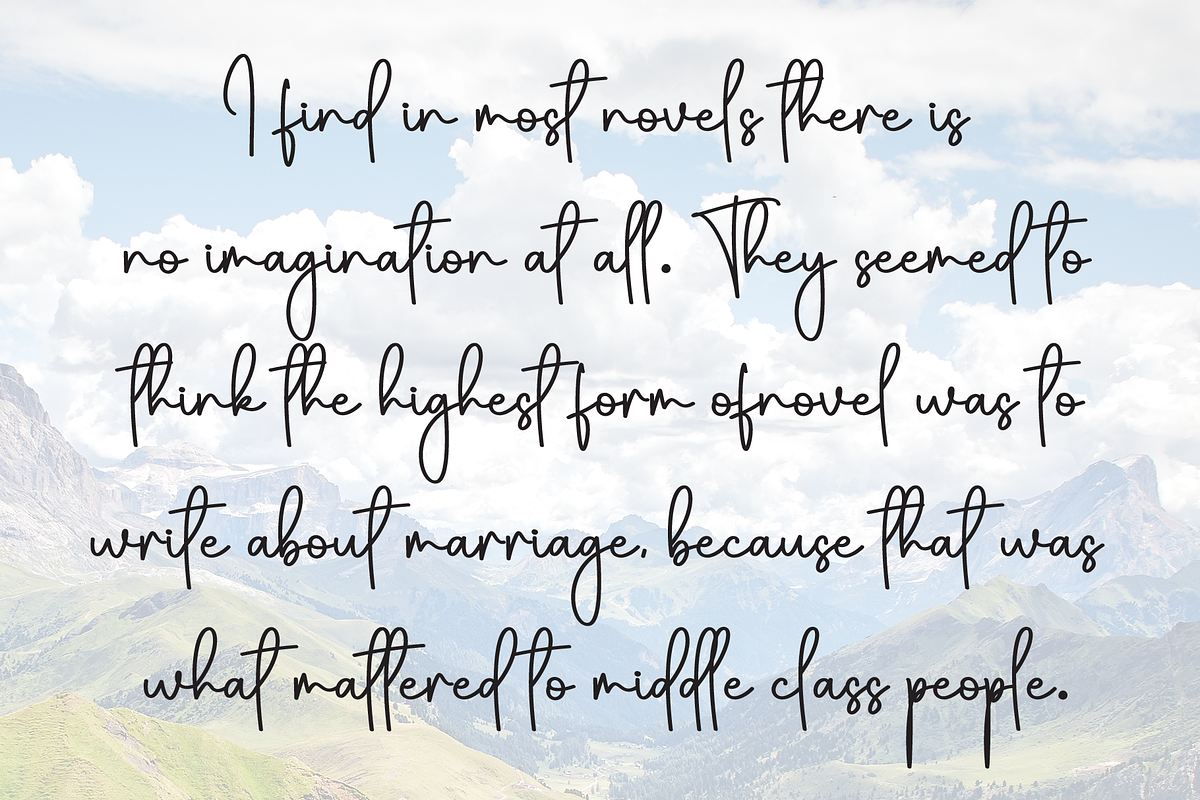Honeymoon | Script Font, a Handwritten Font by Scratchones (Photo 6 of 8)