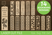 Bookmark Laser Cut SVG, a Templates & Theme by Lerina Art (Thumbnail 1 of 3)