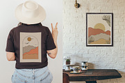 Retro botanical and landscape, a Decorative Illustration by marie dricot (Thumbnail 13 of 13)