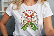 Merry Christmas Deer With Bow PNG, an Illustration by Sublimation Artist (Thumbnail 5 of 9)
