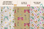 SUMMER SUPPORT FRIENDS Patterns, a Seasonal Illustration by FaliushViktoriaArtist (Thumbnail 3 of 11)