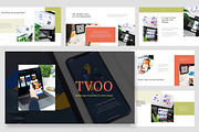 Tvoo : Mobile App Google Slides, a Presentation Template by Punkl Camp (Thumbnail 1 of 16)