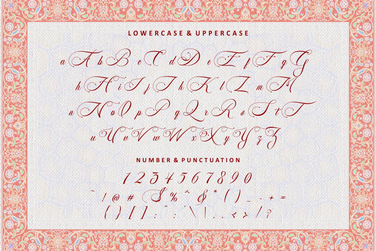 Glamorous Carpet - Luxurious Font, a Script Font by PutraCetol Studio (Photo 10 of 11)