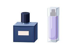 Aroma Water. Perfume Bottles Set