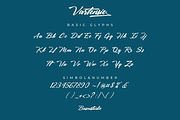 Vartensie Script Font, a Script Font by Basnistudio (Thumbnail 6 of 9)