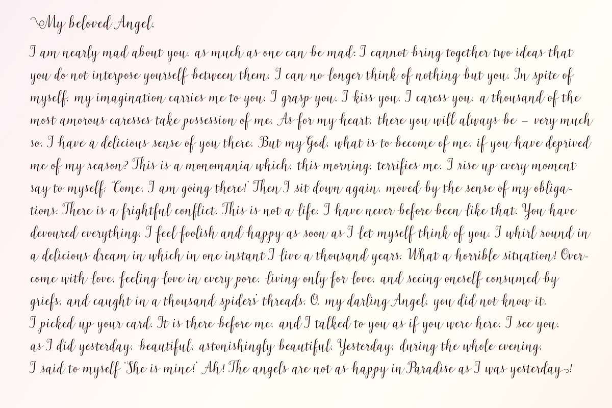 Celadon Modern Calligraphy Font preview 8
