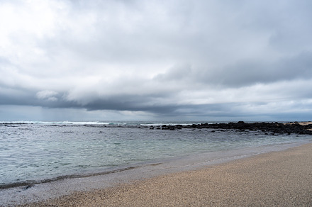 Tranquil Scene at Playa Loberia Beach on San Cristobal