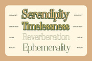 Delcy 3D, a Serif Font by Craft Supply Co. (Thumbnail 3 of 8)