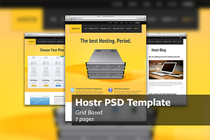 Hostr - PSD Template