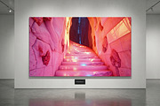 Pink Crystal Cave Stairs Stock Photo, a Background Photo by Aura Canyon HQ (Thumbnail 3 of 8)