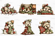 Lazy Christmas Dog Sublimation, an Illustration by Craft Nest (Thumbnail 4 of 6)