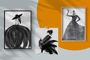Abstract ink beauty print, a Decorative Illustration by Muzi pear studio (Thumbnail 2 of 10)