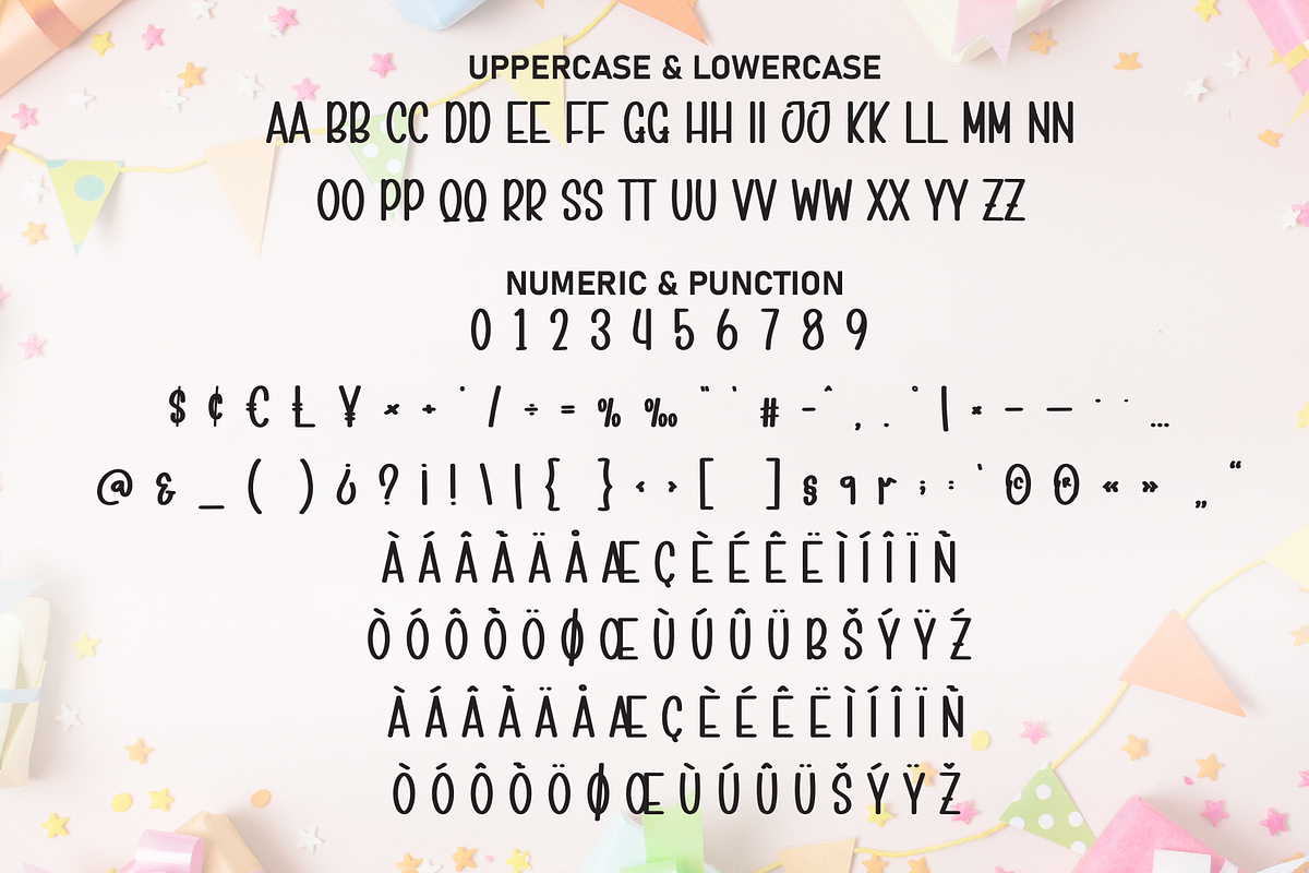 Birthday Background | Script Font, a Script Font by Scratchones (Photo 7 of 8)