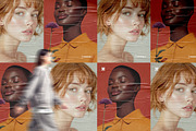 Paper Posters Wall Mockup, an Advertising Mockup by Design Squad (Thumbnail 3 of 4)