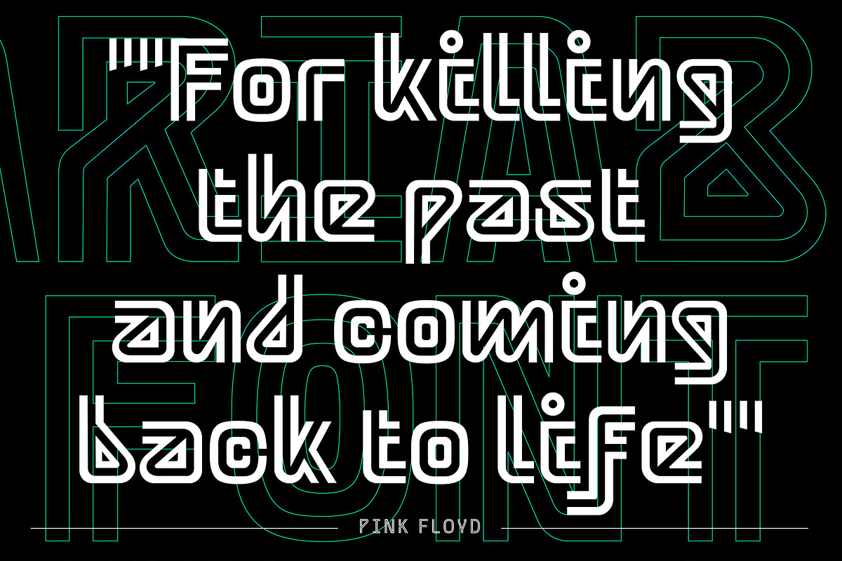 Berona Stripes, a Sans Serif Font by Alex_Camacho_Studio (Photo 10 of 13)
