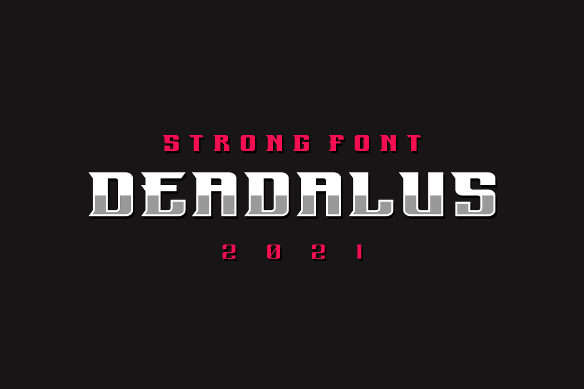 Deadalus Font, a Slab Serif Font by ModalTampang (Photo 1 of 3)