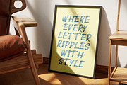 Dripline Font, a Handwritten Font by Handmadefont (Thumbnail 9 of 10)