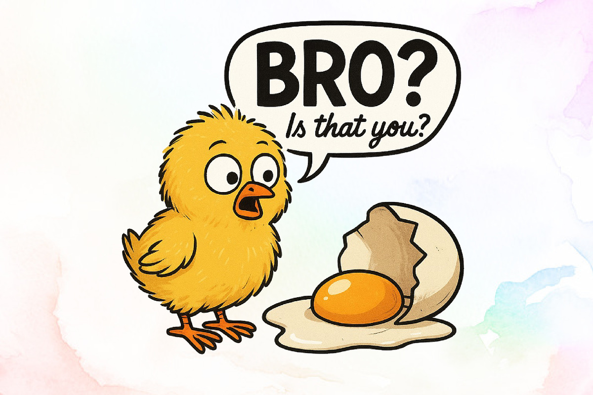 Bro Funny Chicken Egg Chick Poultry, an Illustration by Sublimation Artist (Photo 1 of 9)