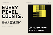 VOXEL - Pixel Display Typeface, a Sans Serif Font by Lettra Studio (Thumbnail 18 of 18)
