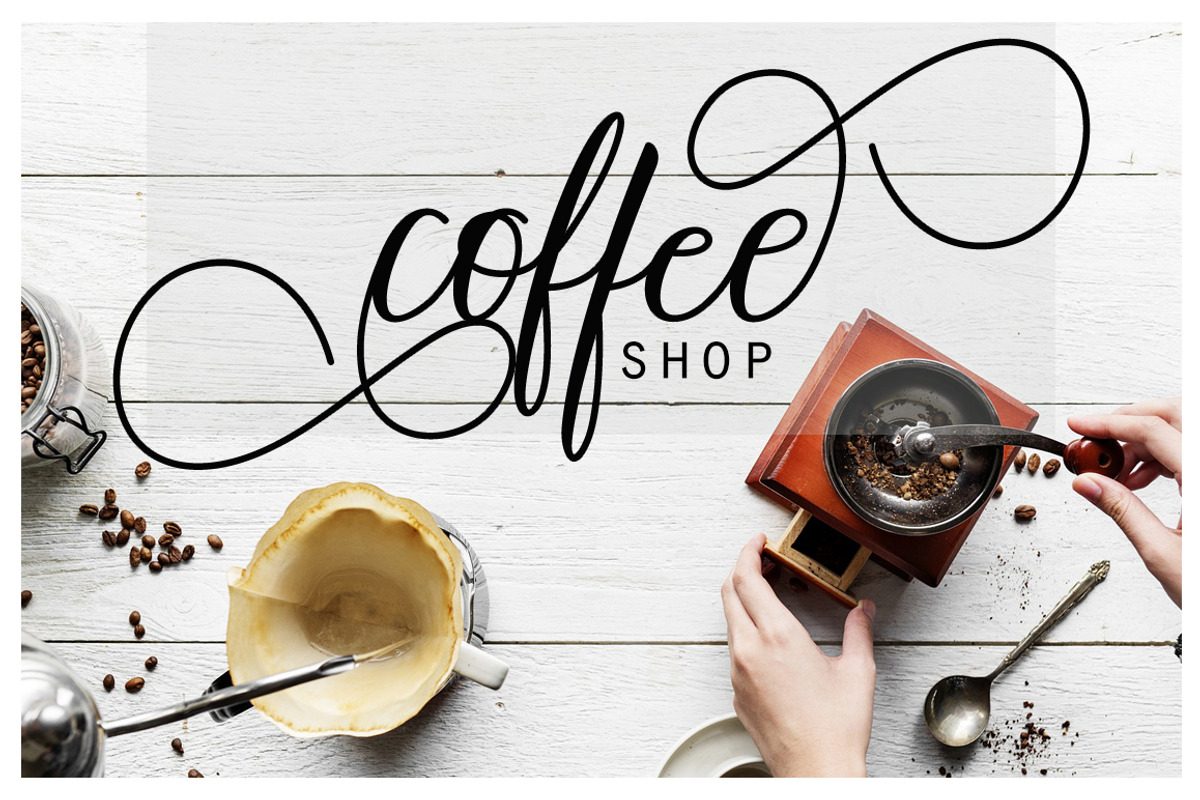 ametta Script Font preview 2